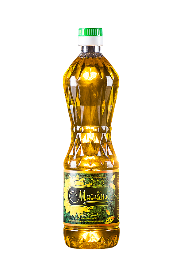 Maslyana Unrefined Unfrozen First Grade Sunflower Oil 0.7 litres