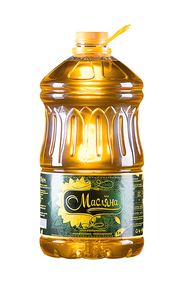 Maslyana Unrefined Unfrozen First Grade Sunflower Oil 5 litres