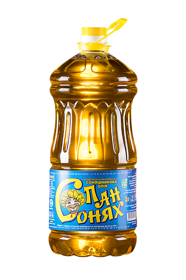 Pan Sonyah Unrefined Unfrozen First Grade Sunflower Oil 3 litres
