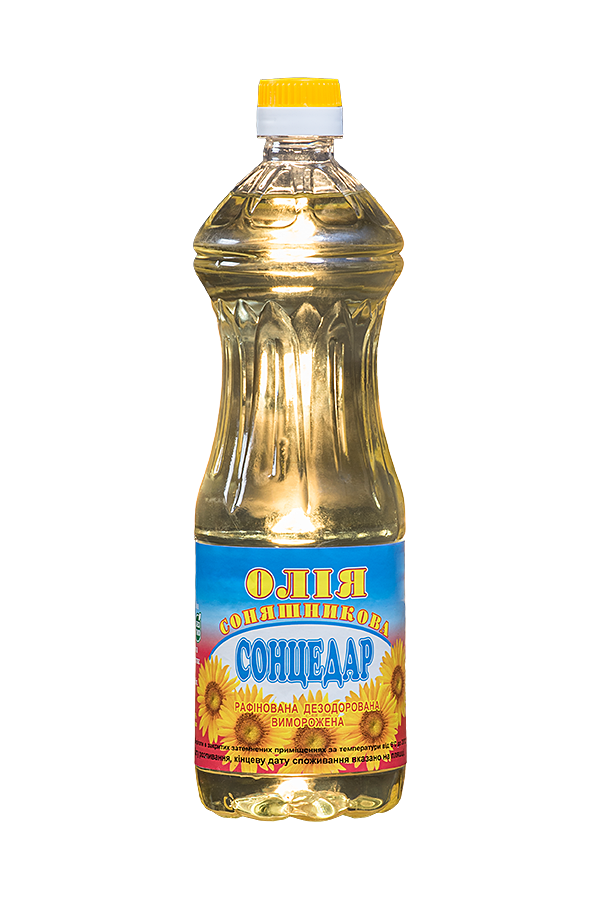 Олія “Сонцедар” соняшникова рафінована дезодорована виморожена марки «П» 0,8л