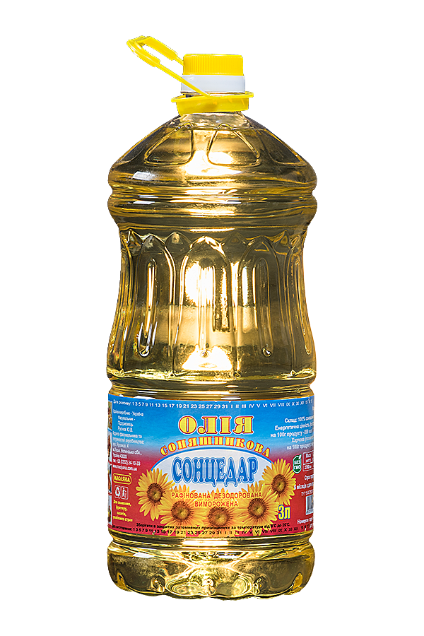 Sonsedar Refined Frozen Deodorized Sunflower Oil 3 litres
